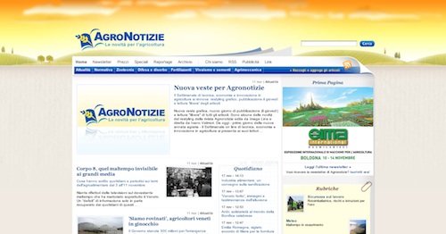 Nuova Agronotizie - home page del portale dedicato alle novità per l'agricoltura